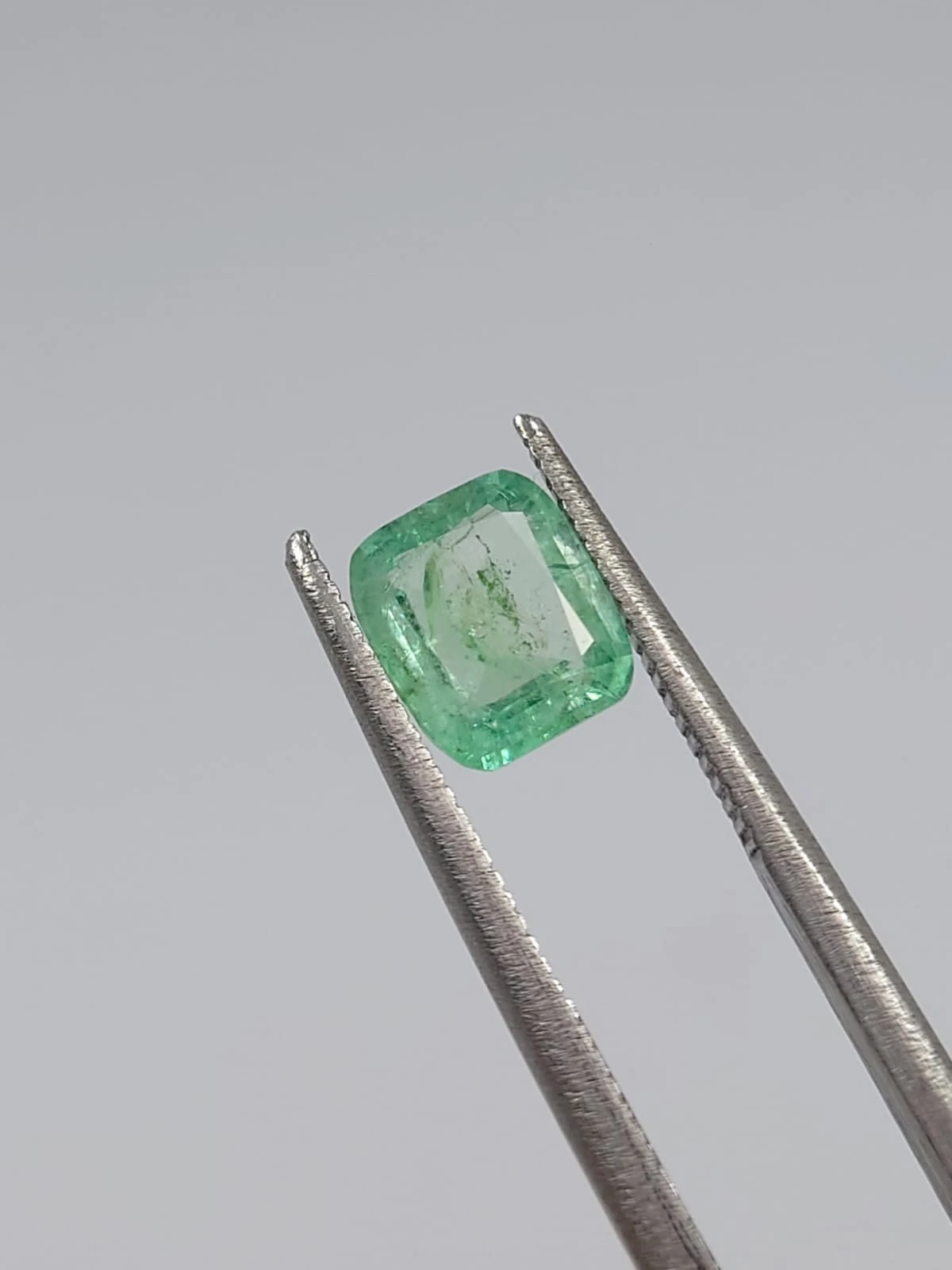 0.9ct Natural  Emerald Octagon Shape Loose Gemstone From Panjshir Afghanistan — view 5